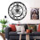 60CM EXTRA LARGE ROMAN NUMERALS SKELETON WALL CLOCK OPEN FACE ROUND 4