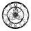 60CM EXTRA LARGE ROMAN NUMERALS SKELETON WALL CLOCK OPEN FACE ROUND 3