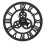 60CM EXTRA LARGE ROMAN NUMERALS SKELETON WALL CLOCK OPEN FACE ROUND 6