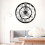 60CM EXTRA LARGE ROMAN NUMERALS SKELETON WALL CLOCK OPEN FACE ROUND 10