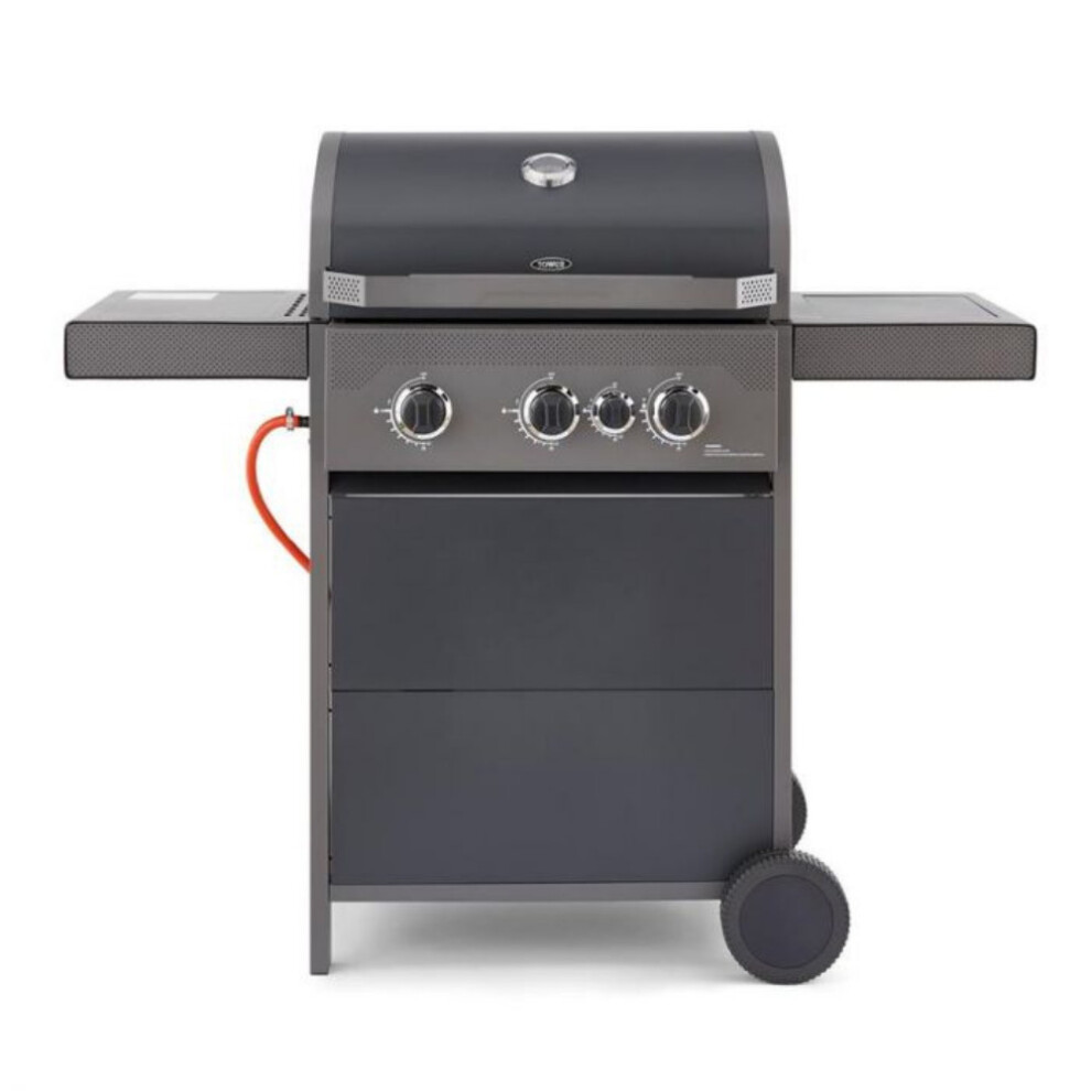 Tower Stealth 3 Burner BBQ with Side Burner