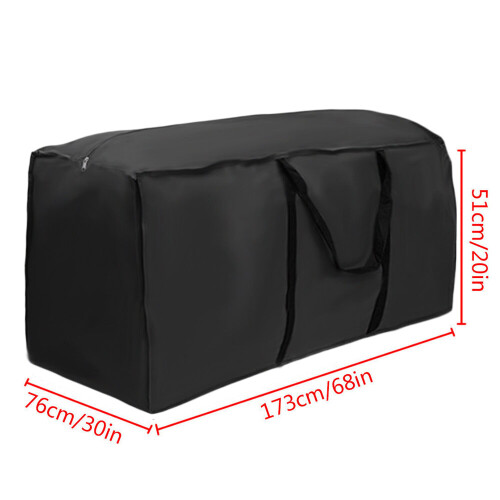 (173x76x51cm) Outdoor Cushion Waterproof Cover Furniture Storage Bag Protector Waterproof