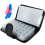 28 Grids Pills Dispenser Medicine Tablet Organizer Weekly Leather Storage Case 1