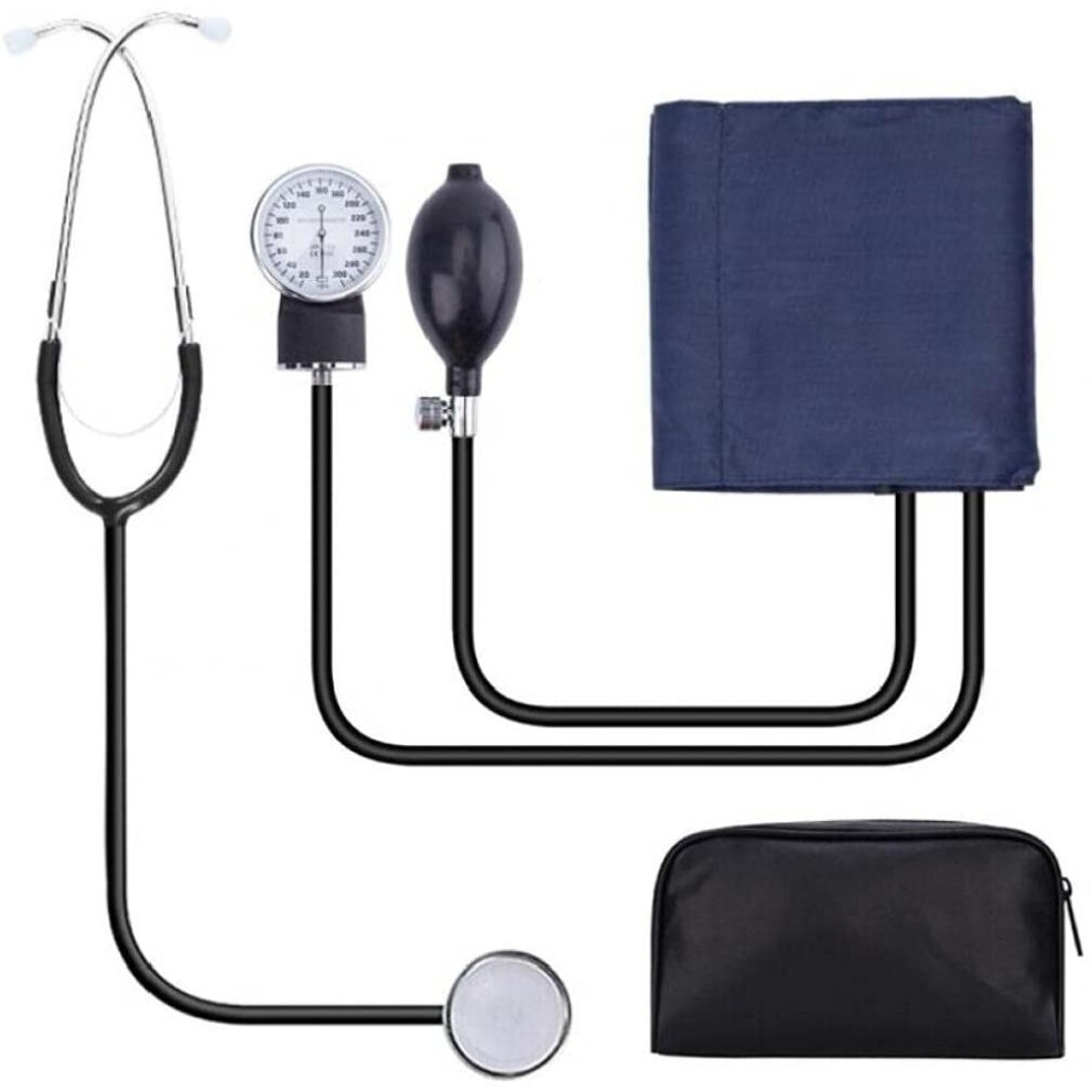 Manual Blood Pressure Monitor Medical Doctor Stethoscope Sphygmomanometer Cuff Home Health Monitor