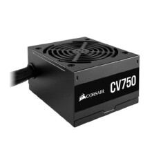 Corsair 750W CV-Serie CV750 Netzteil, Lüfter mit Gleitlager, Vollständig verdrahtet, 80 PLUS Bronze