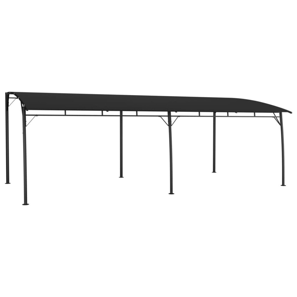 Vidaxl Garden Sunshade Awning 6X3x2.55m Anthracite Outdoor Patio Sun Shelter