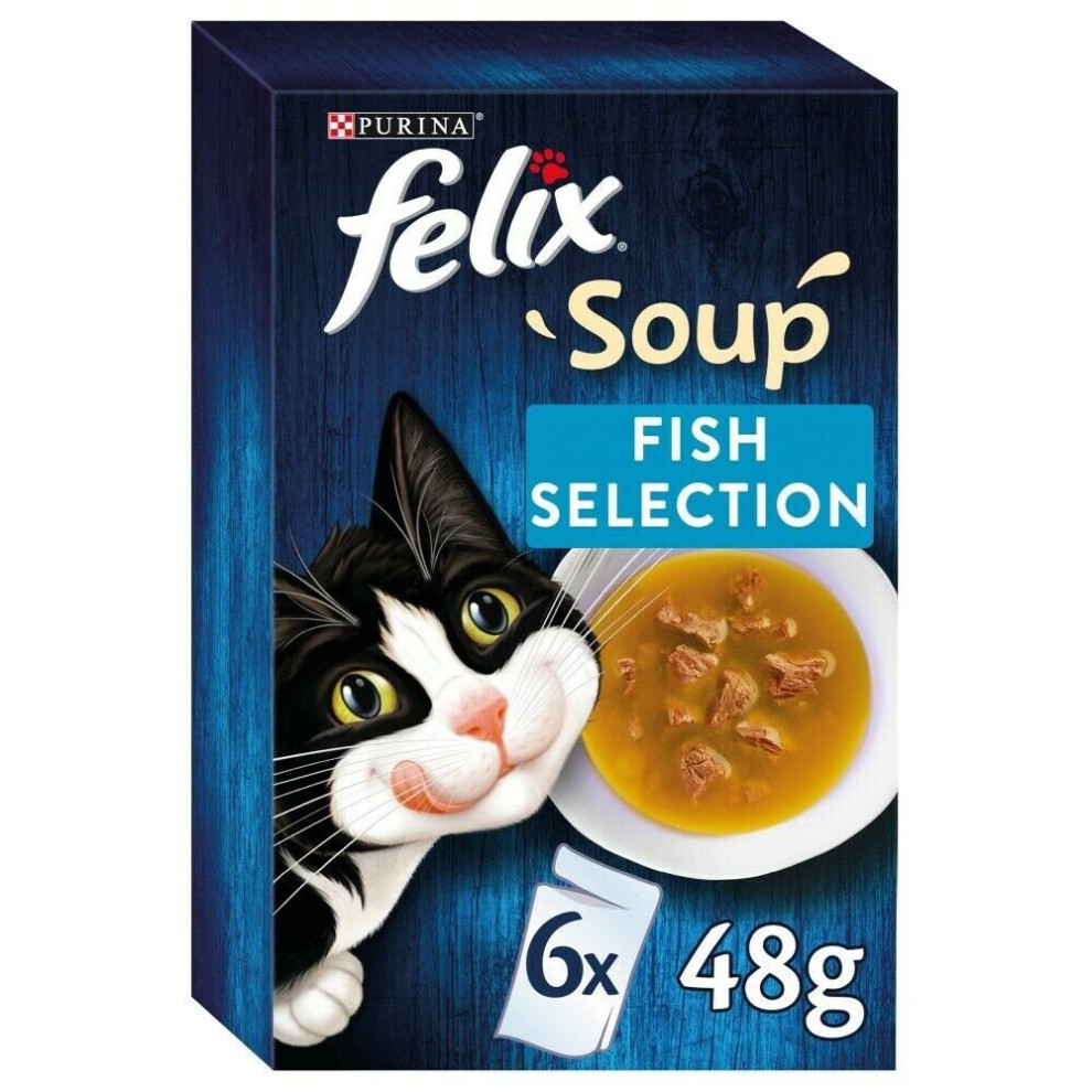 Felix Soup Fish Selection 6 pack - 48g - 590716