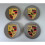 Porsche Wheel Centre Caps - 76mm - Grey 1