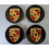 Porsche Wheel Centre Caps | Black 76mm 1