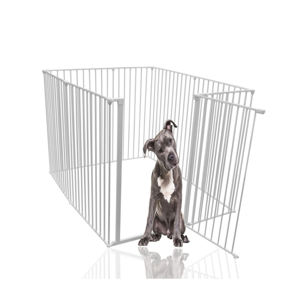 (White, 118cm x 144cm) Bettacare Extra Tall Indoor Pet Pen