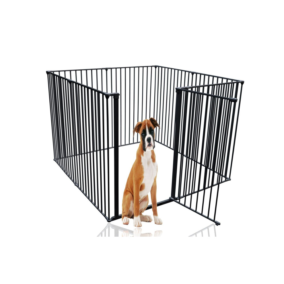 (Black, 144cm x 144cm) Bettacare Extra Tall Indoor Pet Pen