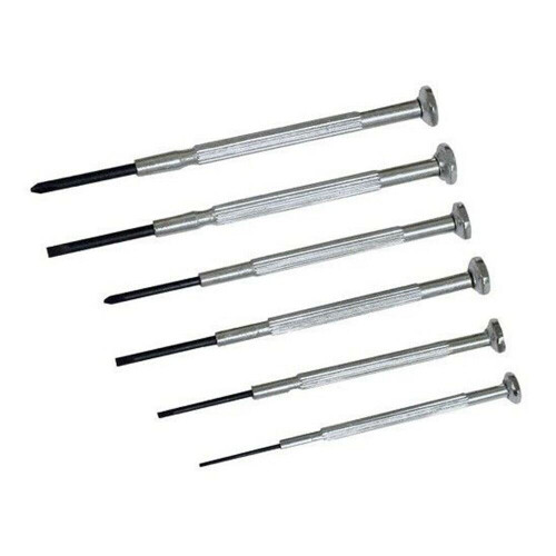 Rolson Rolson Precision Screwdriver Set ,Swivel Tops, Slotted & Cross Point