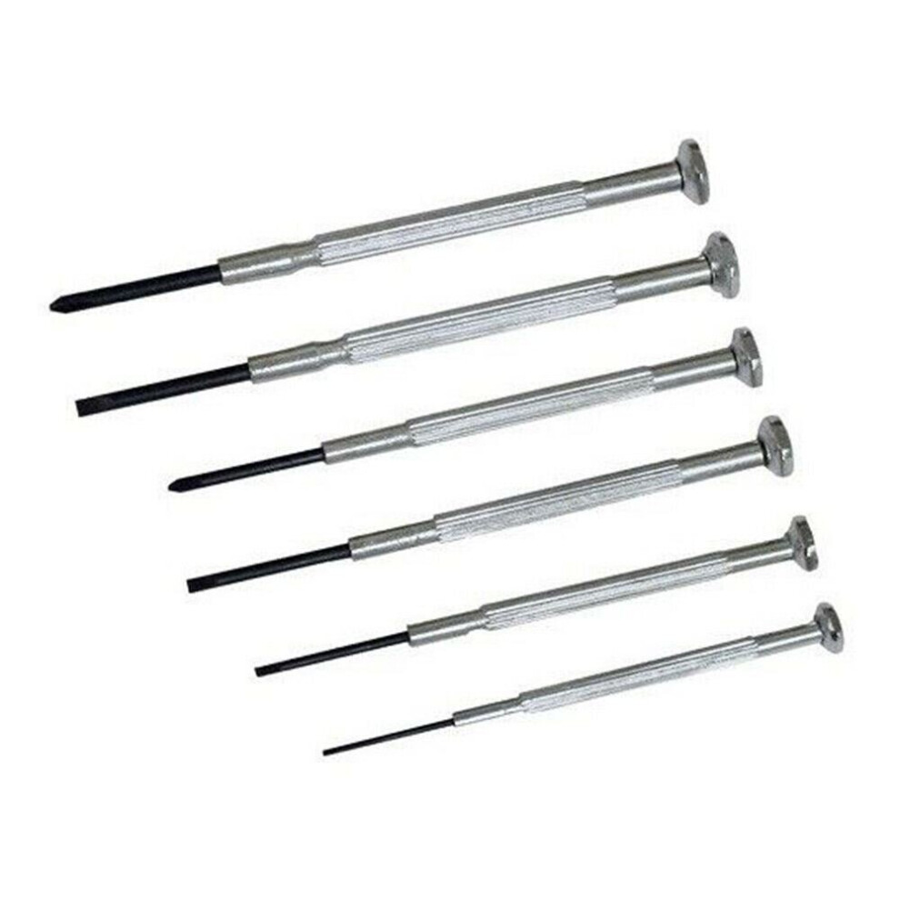 Rolson Precision Screwdriver Set ,Swivel Tops, Slotted & Cross Point