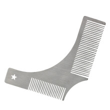 2 Pcs Beard Shaper Grooming Template Shaping Stencil For Symmetric/Curve/Step Cut