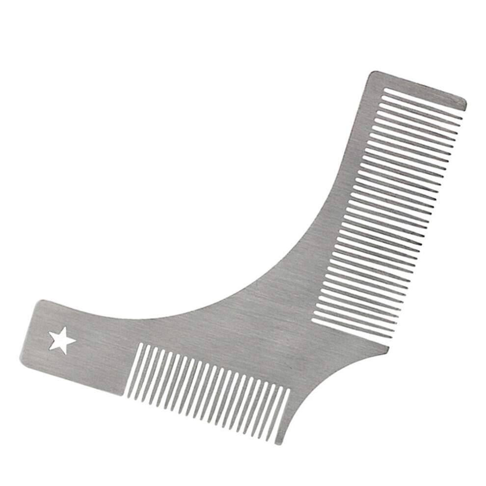 2 Pcs Beard Shaper Grooming Template Shaping Stencil For Symmetric/Curve/Step Cut