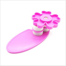 Outil de Quilling en plastique, vis incurvée en forme de vague fixe couleur bonbon, glissement de papier à commande manuelle 2 pièces