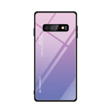 2PC Tempered Glass Case For Samsung Galaxy S10 Coque Silicone Cover Phone Case