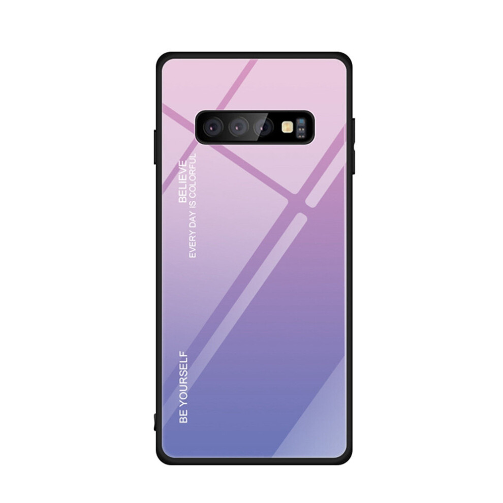 2Pc Tempered Glass Case For Samsung Galaxy S10 Coque Silicone Cover Phone Case 775821446978