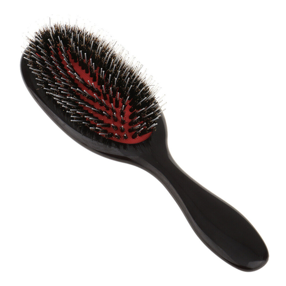 Professional Salon Home Hair Extension Wig Brush Backcombing Cushion Styling Tool Back Comb Black