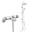 Bathroom  Shower Mixer Tap With Round 3 Way Shower Kit 2