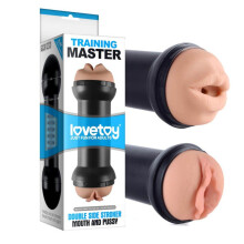 Lovetoy Training Master Double Side Stroker Pussy Mouth Masturbator