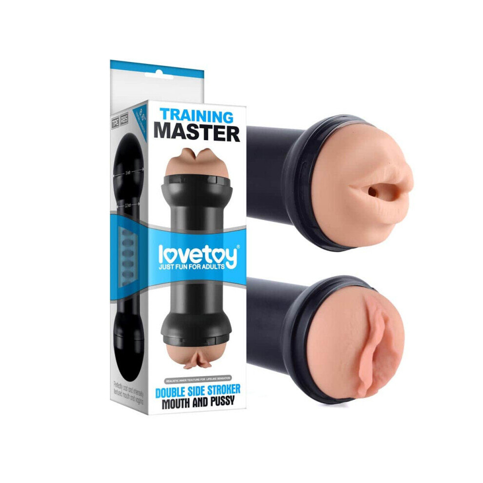 Lovetoy Training Master Double Side Stroker Pussy Mouth Masturbator