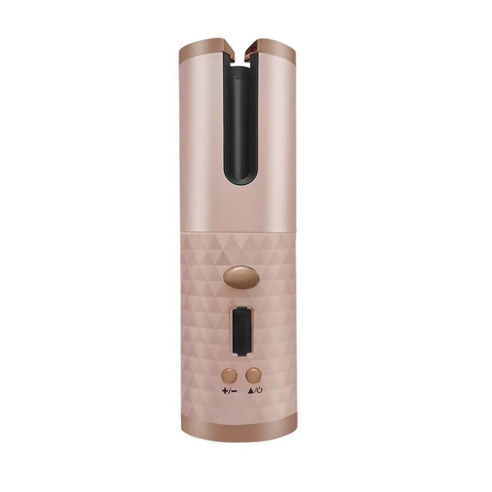 (Pink, China) Automatic Rotating Hair Curler. Hair Curler Tool Accessories
