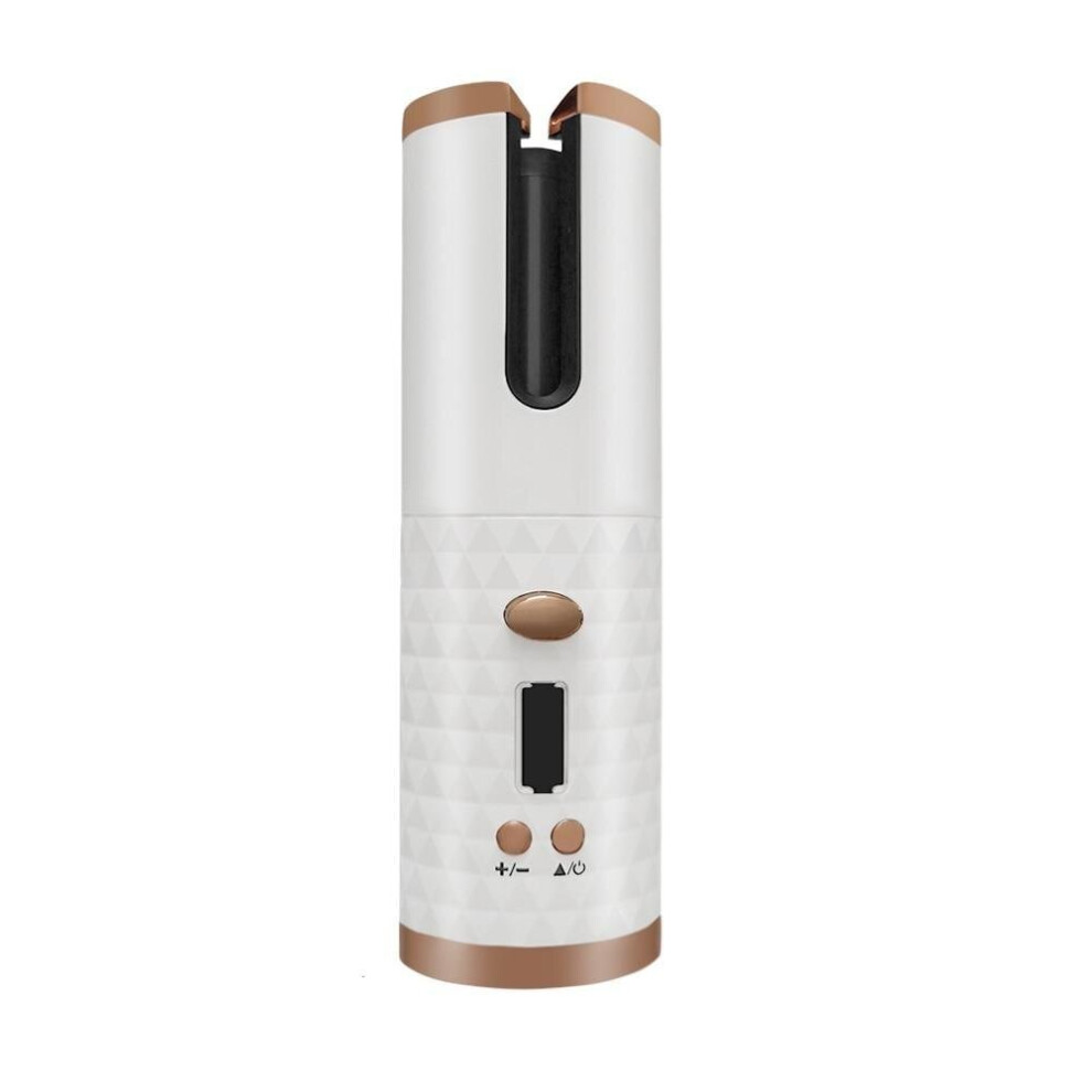 (White, China) Automatic Rotating Hair Curler. Hair Curler Tool Accessories