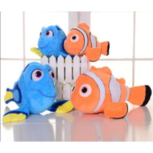 (40cm Dory) Disney Cartoon Movie Finding Nemo Dory Plush 30-45cm Animal Stuffed Dolls Clown Fish