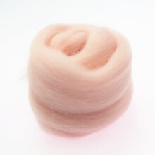 (50g, F) Wool Flower Animal Toy, Felting Spinning Diy Craft
