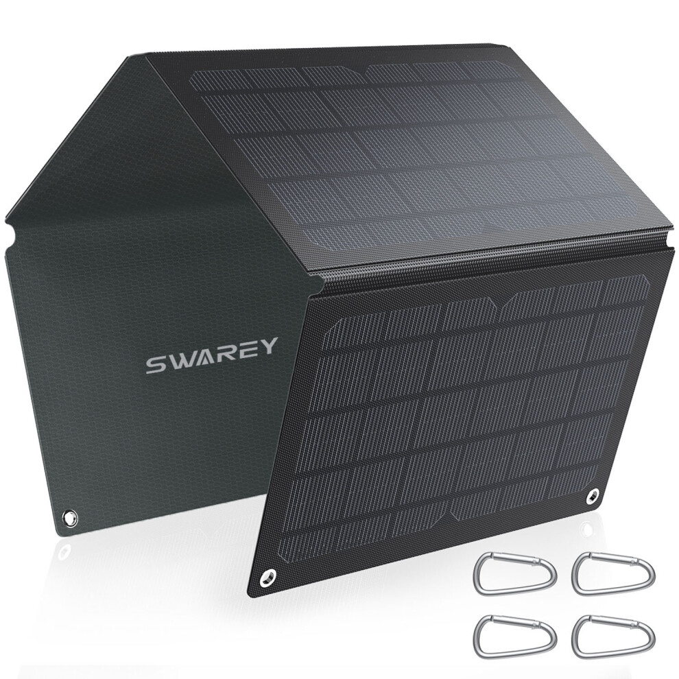 30W Flexible Foldable Solar Power Panel Charger Etfe Outdoor Camping Hiking 755361541654