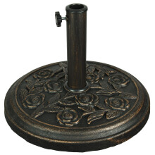 (Round 9KG Base) ASAB Parasol Umbrella Base Stand Holder Rod Garden