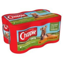 CHAPPIE Dog Cans Chicken & Rice 6x412g - 412g - 439261