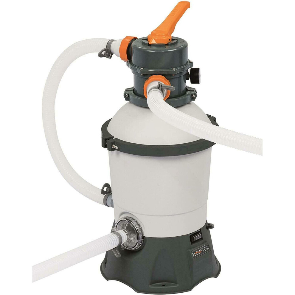 Bestway 800Gal/H Sand Filter Pool Pump System With Chemconnect Flowclear