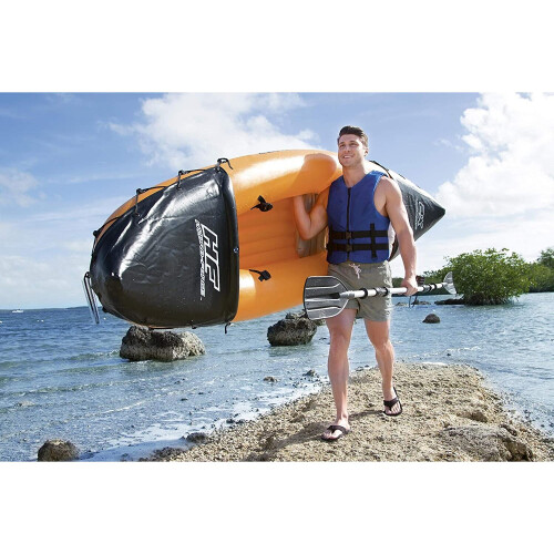 Bestway Bestway Hydro-Force Lite-Rapid x2 Kayak gonfiabile Set barca a remi Canottaggio 2