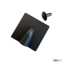 Cable Hole Finishing Kit Indoor & Outdoor Black Hole Cover