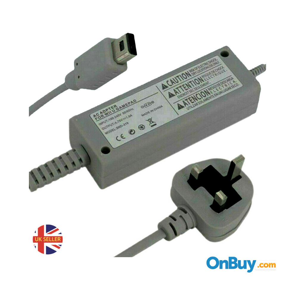 Charger Power Supply Adapter Charging Cable For Nintendo Wii U 7427269121148