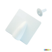 Cable Hole Finishing Kit Indoor & Outdoor White Brick Buster & Grommet Hole Cover
