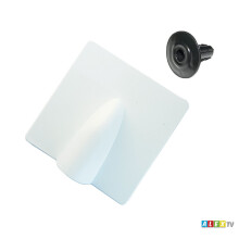 Cable Hole Finishing Kit Indoor & Outdoor Black Grommet - White Brick Buster