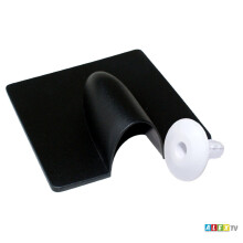 Cable Hole Finishing Kit Indoor & Outdoor White Grommet - Black Brick Buster