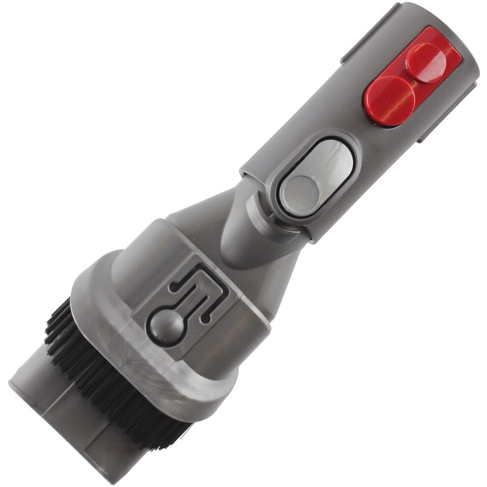 Spares2go Dusting Brush/Upholstery Cleaning Tool + Quick Release Adaptor For Dyson Vacuum Cleaner Cy22 Cy23 Cinetic Big Ball Animal