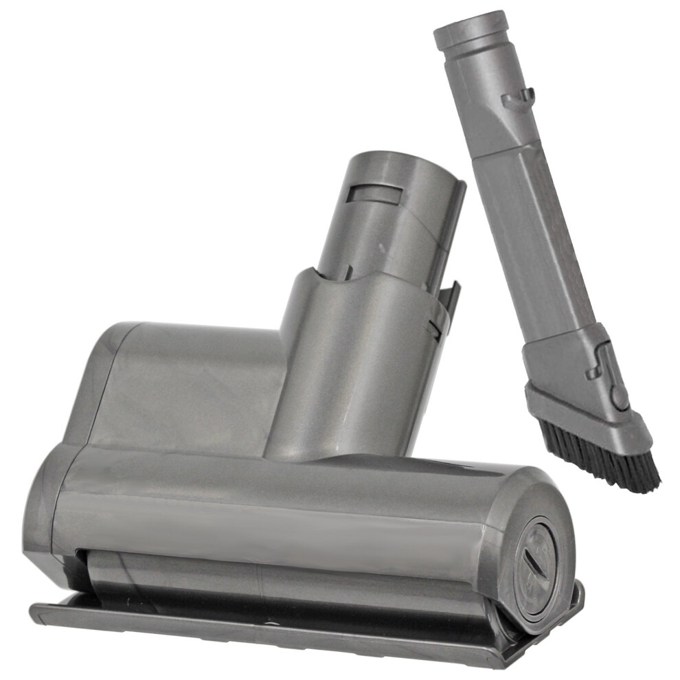 Spares2go Vacuum Mini Turbine Motorised For Dyson Dc59 V6 Animal + Crevice Brush Tool