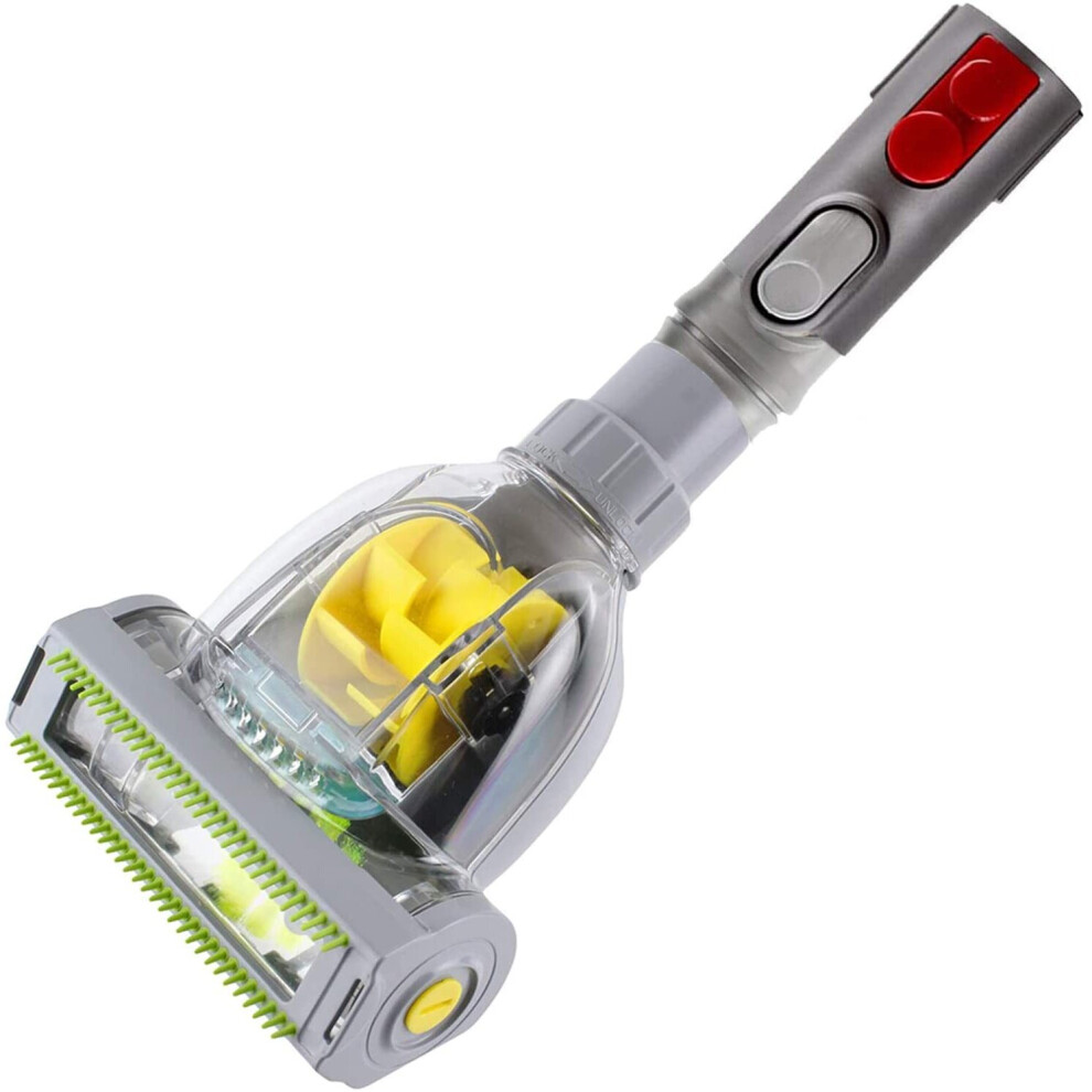 Spares2go Mini Turbo Turbine Brush + Quick Release Adaptor For Dyson Vacuum Cleaner Cy22 Cy23 Cinetic Big Ball Animal