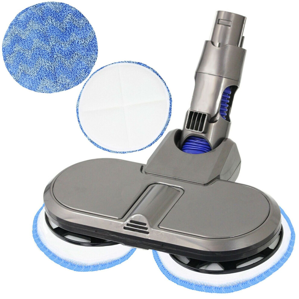 Hard Floor Surface Polisher Scrubbing Cleaning Mop Tool for Dyson DC59 Vacuum Cleaner + 4 Pads