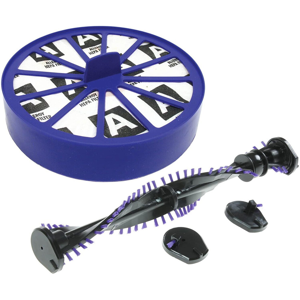 Spares2go Post Motor Hepa Filter + Clutched Brush Bar For Dyson Dc07 Dc14 Vacuum Cleaner