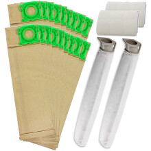Dust Bags Filter Service Kit for SEBO X1 X2 X3 X4 X5 Extra & C1 C2 C3 Series Vacuum Cleaner (20 Bags, 4 Filters)