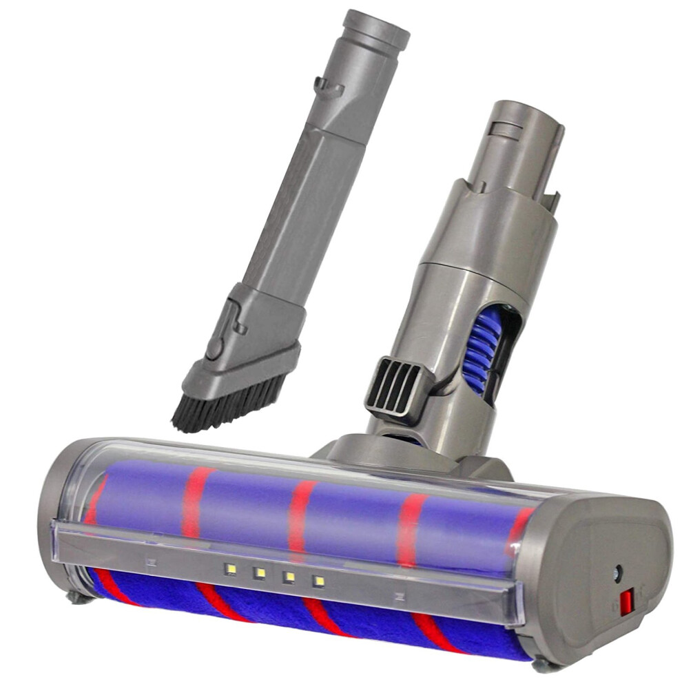 Soft Roller Brush Head Hard Floor Turbine + Combination Dusting & Crevice Tool for DYSON SV03 SV04 SV06 Vacuum Cleaner