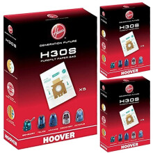 HOOVER Vacuum Cleaner H30S TELIOS ARIANNE SENSORY DISCOVERY OCTOPUS Dust Bag Genuine 09178278 (Pack of 3)