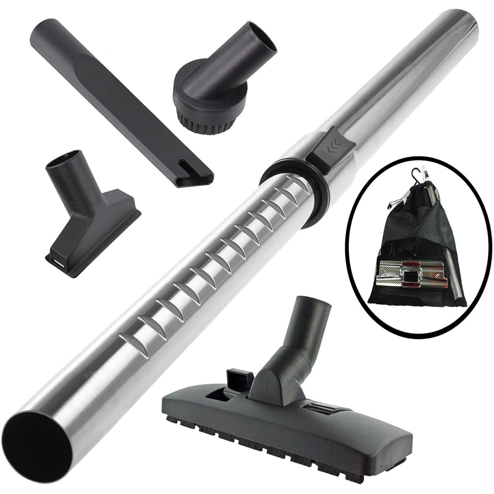 Spares2go Telescopic Rod, Tool Kit + Storage Bag For Nilfisk Vacuums (32Mm)