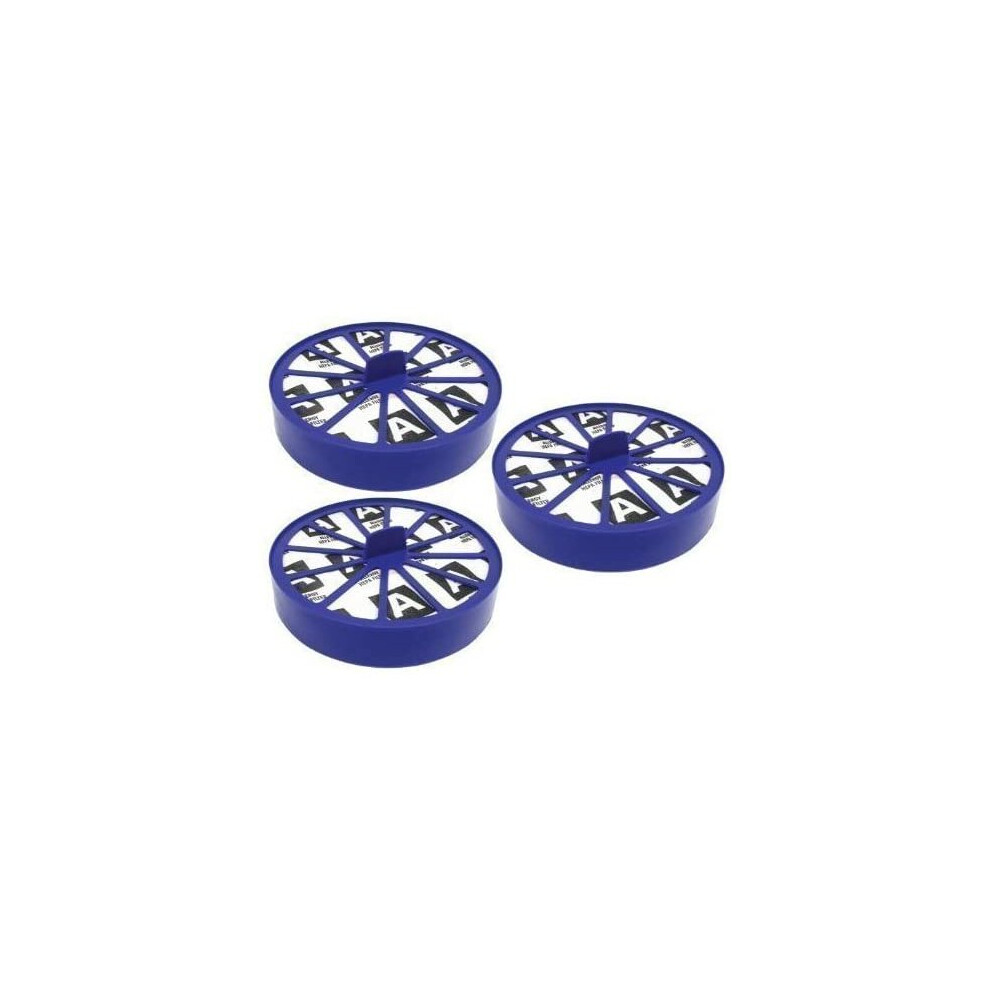 Spares2go Filter For Dyson Dc07 Dc14 Vacuum Allergy Post Motor Hepa Filter (Pack Of 3)